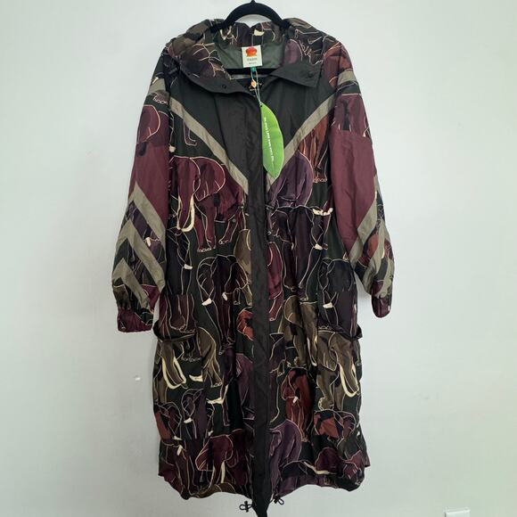 Farm Rio Elephants Maxi Raincoat - Picture 2 of 8